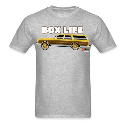 Box Chevy Life Station Wagon T-Shirt - AverageTApparel-