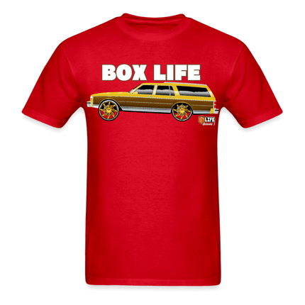 Box Chevy Life Station Wagon T-Shirt - AverageTApparel-