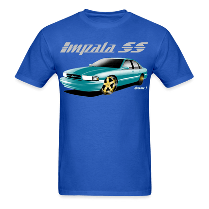 Impala SS Green Gold Wheel T-Shirt - AverageTApparel-