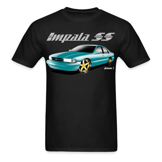 Impala SS Green Gold Wheel T-Shirt - AverageTApparel-