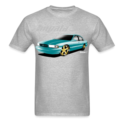Impala SS Green Gold Wheel T-Shirt - AverageTApparel-