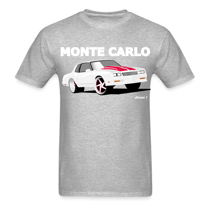 Monte Carlo SS White T-Shirt - AverageTApparel-