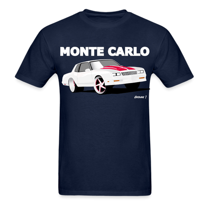 Monte Carlo SS White T-Shirt - AverageTApparel-