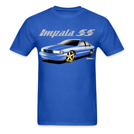 Impala SS Colored Gold Wheel T-Shirt, T shirt, shirt - AverageTApparel-