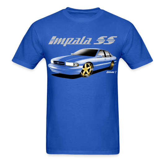 Impala SS Colored Gold Wheel T-Shirt, T shirt, shirt - AverageTApparel-