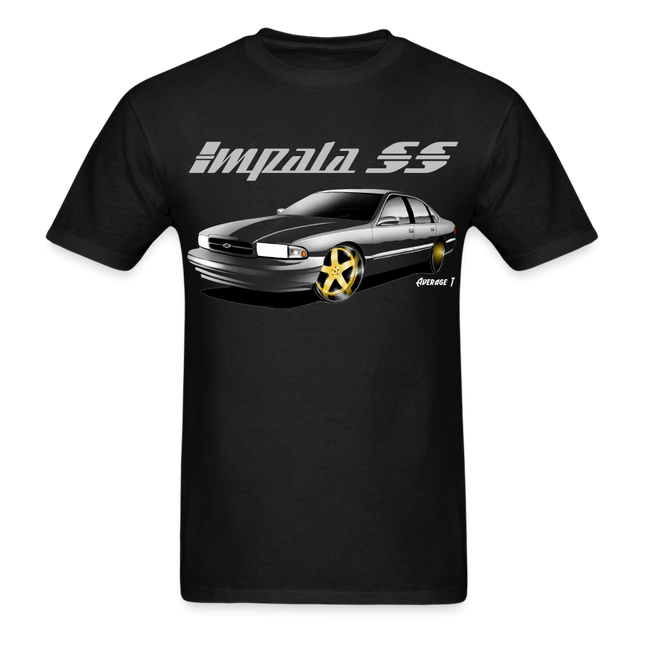 Impala SS Colored Gold Wheel T-Shirt, T shirt, shirt - AverageTApparel-