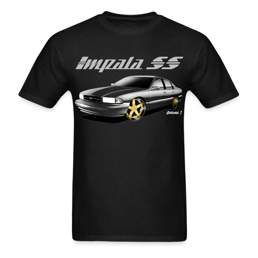 Impala SS Colored Gold Wheel T-Shirt, T shirt, shirt - AverageTApparel-