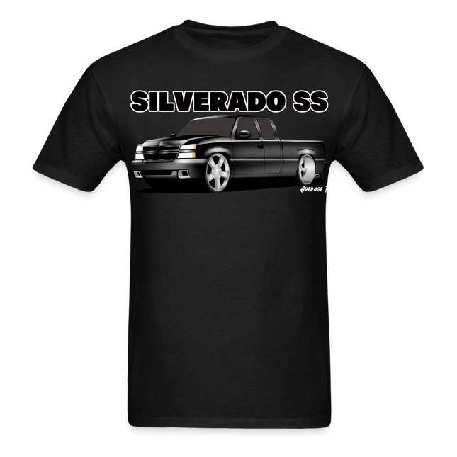 Silverado SS Black T-Shirt - AverageTApparel-