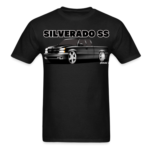 Silverado SS Black T-Shirt - AverageTApparel-