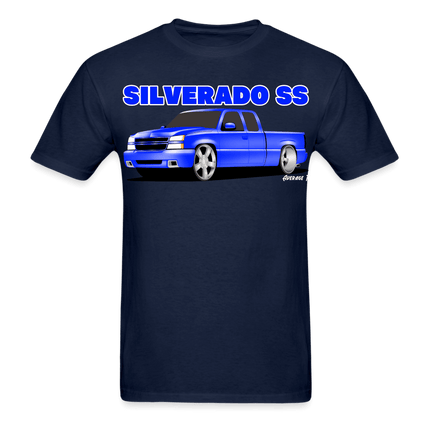 Silverado SS Blue T-Shirt - AverageTApparel-