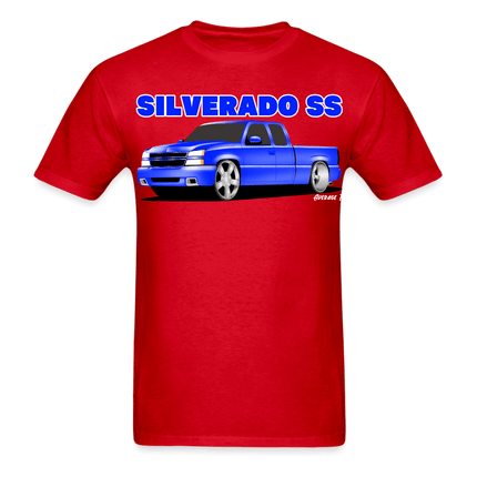 Silverado SS Blue T-Shirt - AverageTApparel-