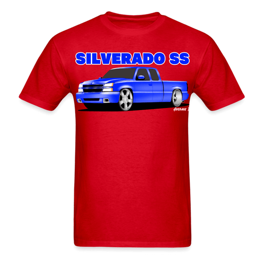 Silverado SS Blue T-Shirt - AverageTApparel-