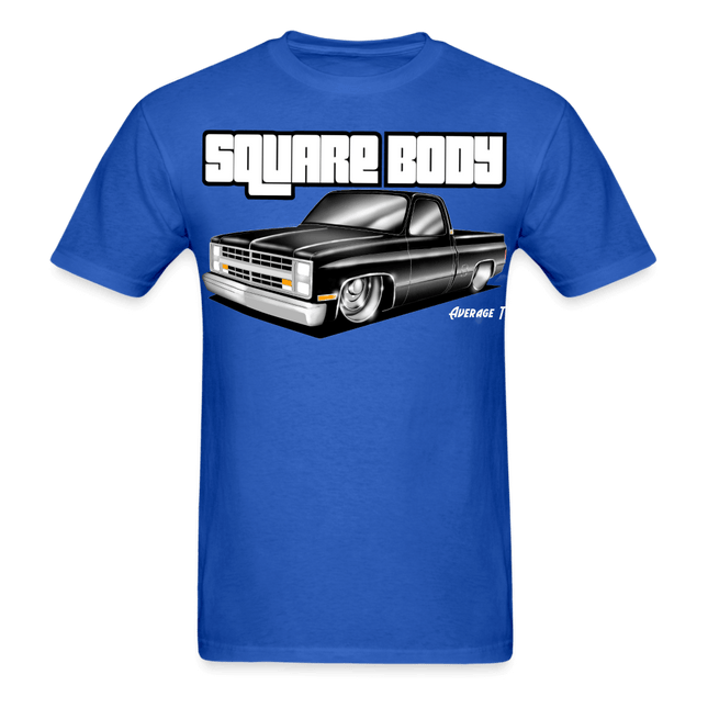Square Body C10 Black T-Shirt - AverageTApparel-