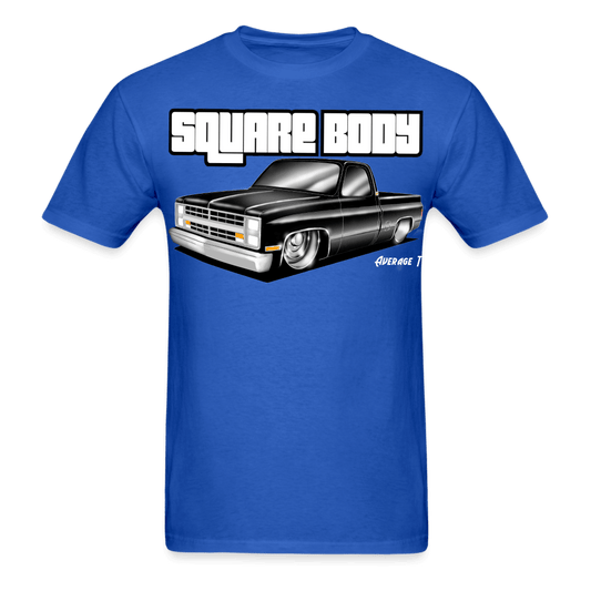 Square Body C10 Black T-Shirt - AverageTApparel-