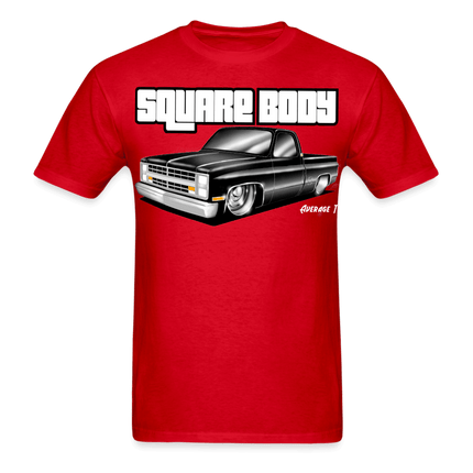 Square Body C10 Black T-Shirt - AverageTApparel-