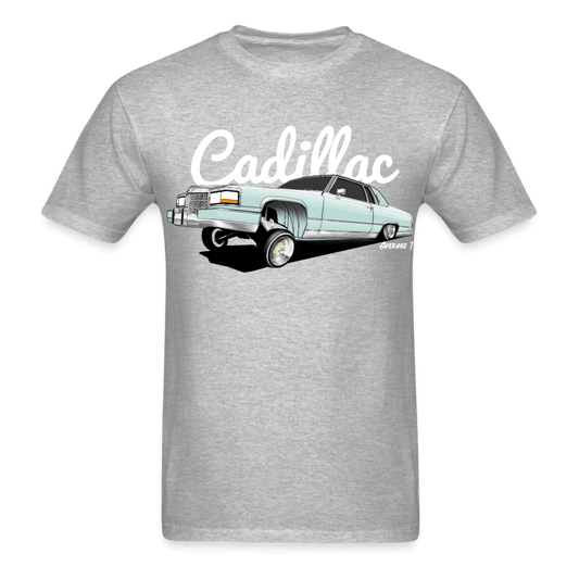 Cadillac Lowrider Grey/Green T-Shirt - AverageTApparel-