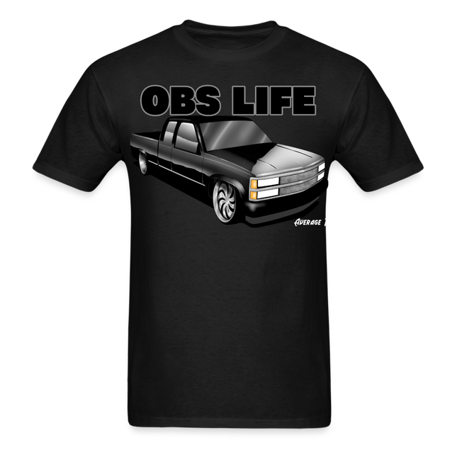 OBS Black Extended Cab T-Shirt - AverageTApparel-