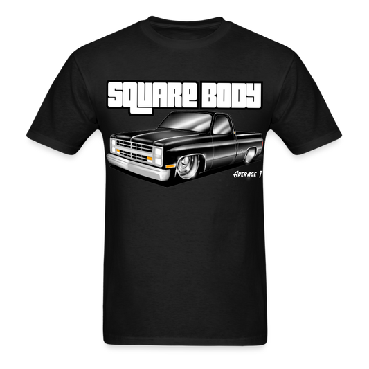 Black Squarebody T-Shirt - AverageTApparel-