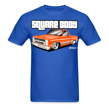 Orange Square Body T-Shirt - AverageTApparel-