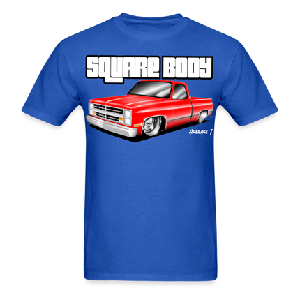 Square Body Red T-Shirt - AverageTApparel-