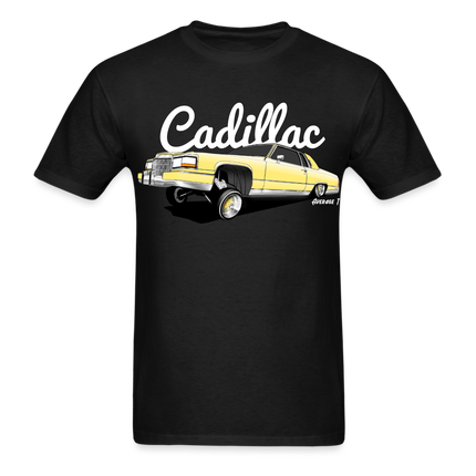 Cadillac Coupe Deville Lowrider Yellow T-Shirt - AverageTApparel-
