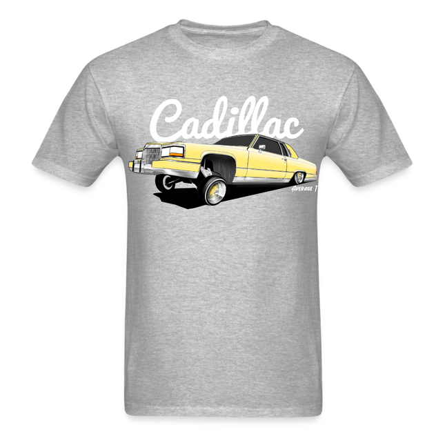 Cadillac Coupe Deville Lowrider Yellow T-Shirt - AverageTApparel-