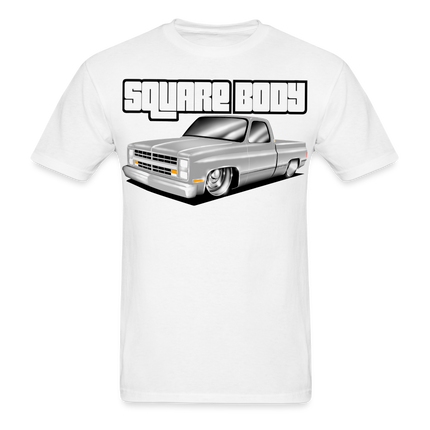 C10 Squarebody Grey Chevy T-Shirt - AverageTApparel-