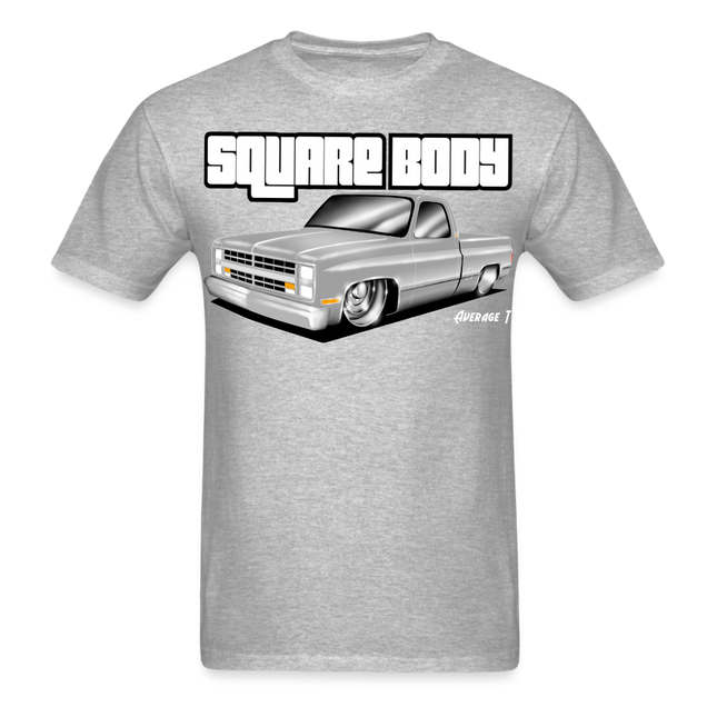 C10 Squarebody Grey Chevy T-Shirt - AverageTApparel-