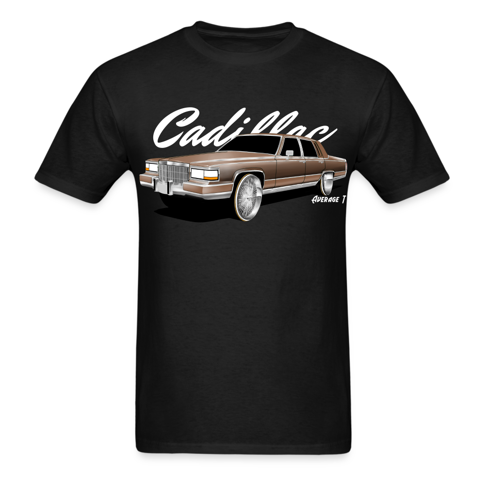 Cadillac Fleetwood Brougham 1990 Brown T-Shirt - AverageTApparel-