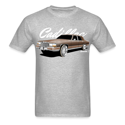 Cadillac Fleetwood Brougham 1990 Brown T-Shirt - AverageTApparel-