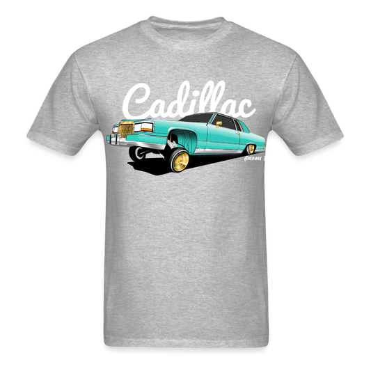 Cadillac Coupe Deville Lowrider Teal T-Shirt - AverageTApparel-