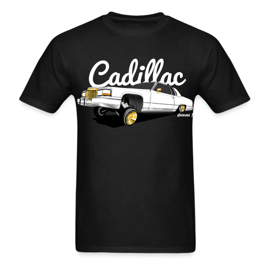 Cadillac Coupe Deville Lowrider White T-Shirt - AverageTApparel-