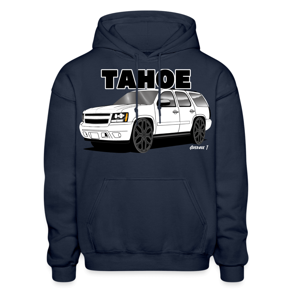 07 Chevy Tahoe White Hoodie - navy