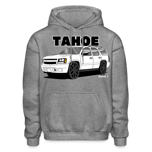 07 Chevy Tahoe White Hoodie - graphite heather