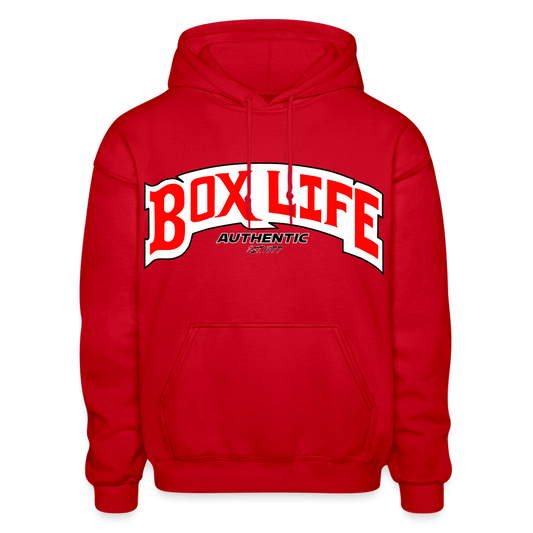 Box Chevy Life Authentic Hoodie - red