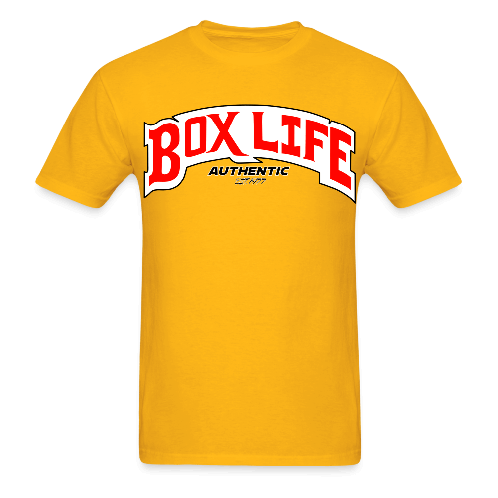 Box Life Authentic T-Shirt - gold