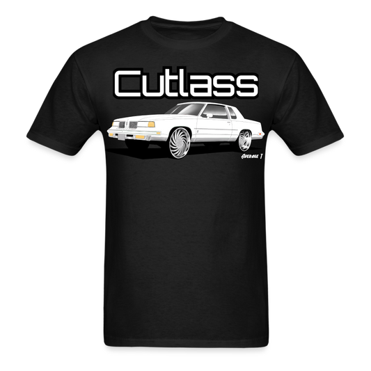 White Cutlass T-Shirt - black