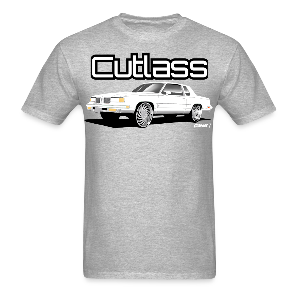 White Cutlass T-Shirt - heather gray