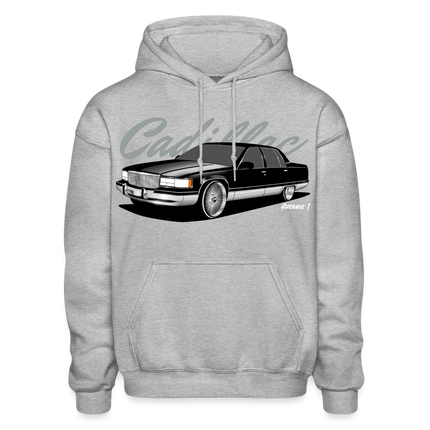 Cadillac Fleetwood Brougham 1996 Hoodie - heather gray