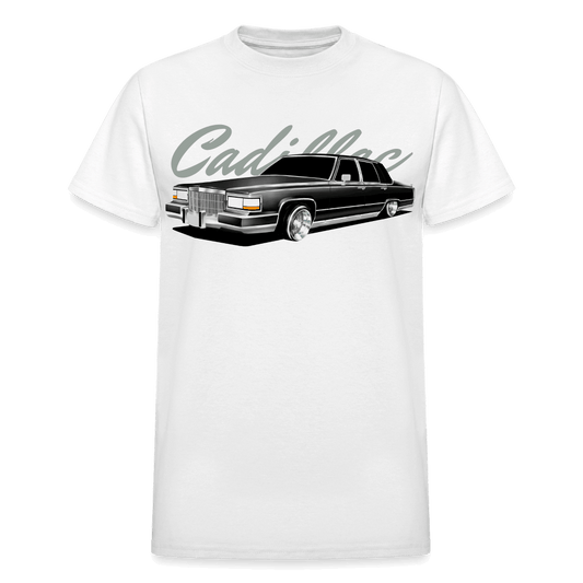 1990 Cadillac Fleetwood Lowrider T-Shirt - white