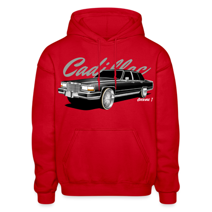 Cadillac Fleetwood Brougham 1990 Hoodie - red