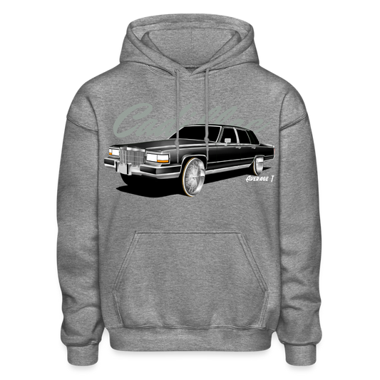 Cadillac Fleetwood Brougham 1990 Hoodie - graphite heather