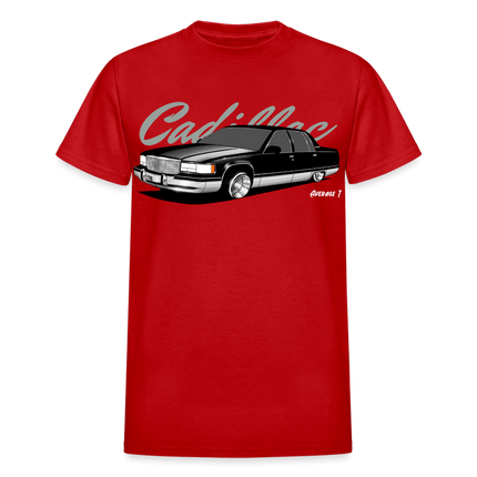 1996 Cadillac Fleetwood Lowrider T-Shirt - red