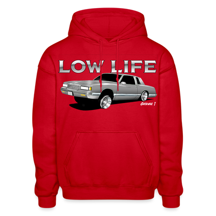 Monte Carlo LS Lowrider Adult Hoodie - red