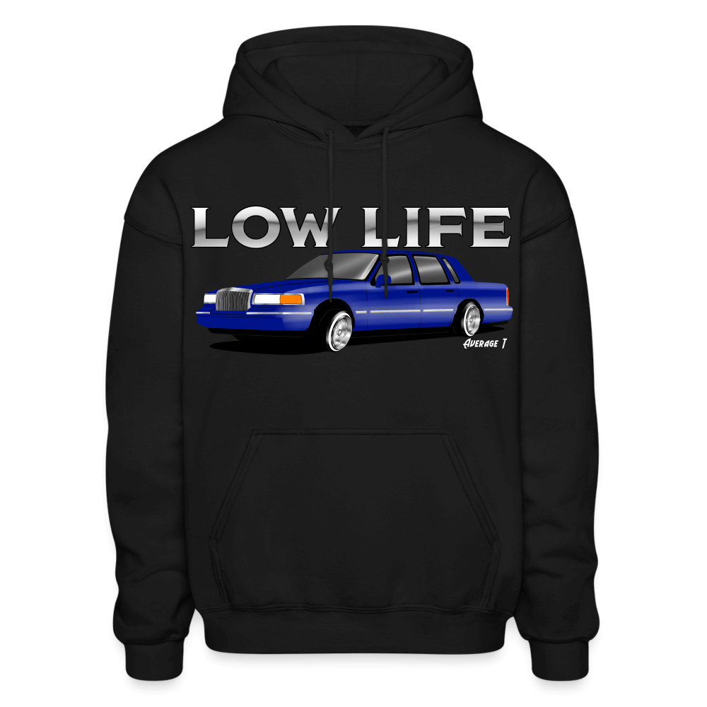 1995 Lincoln Towncar Lowrider Hoodie - black