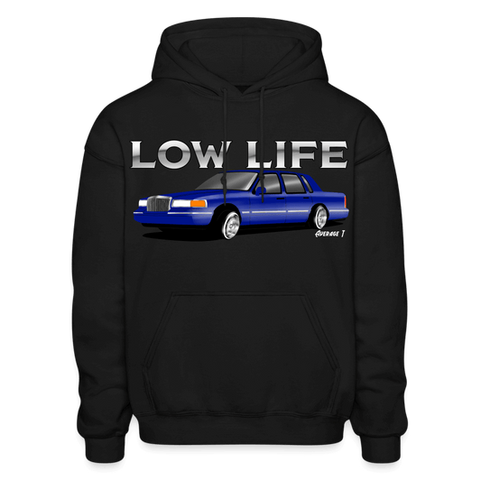 1995 Lincoln Towncar Lowrider Hoodie - black