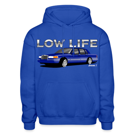 1995 Lincoln Towncar Lowrider Hoodie - royal blue