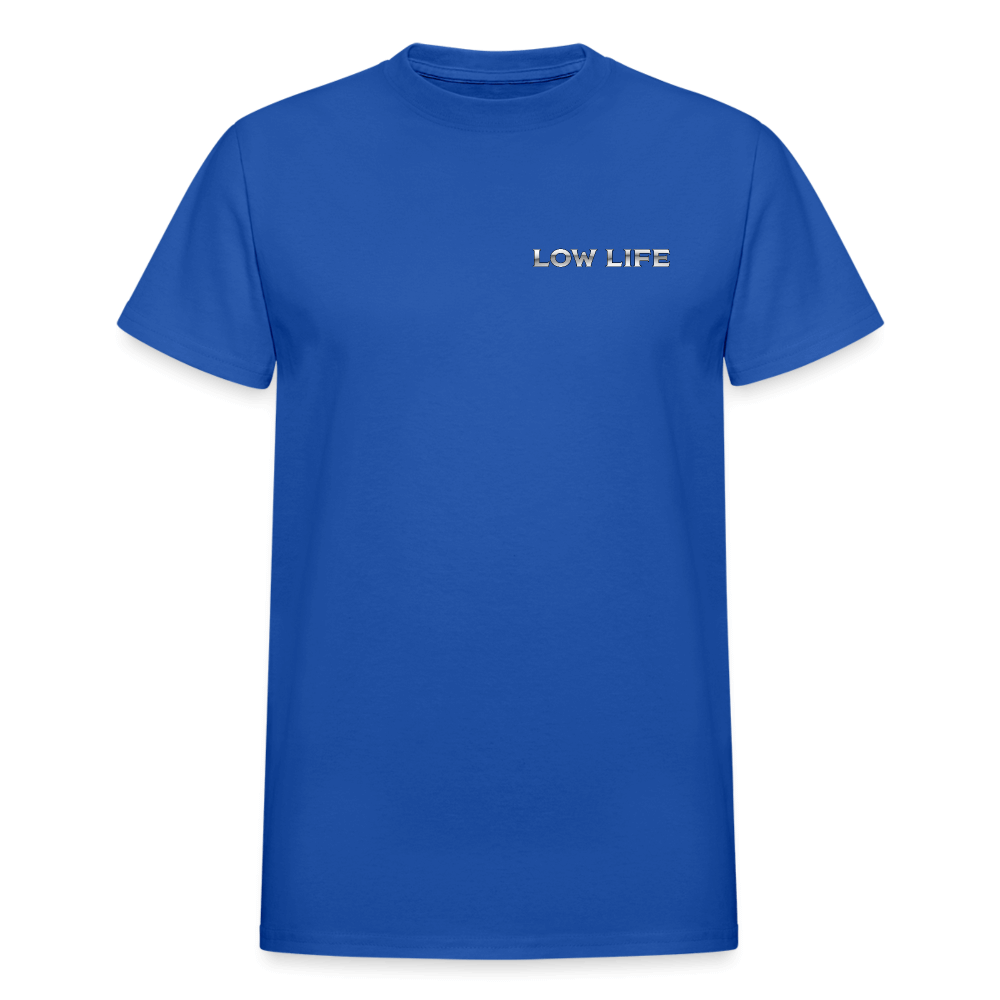 Low Life Cadillac Lowrider Back Print T-Shirt - royal blue