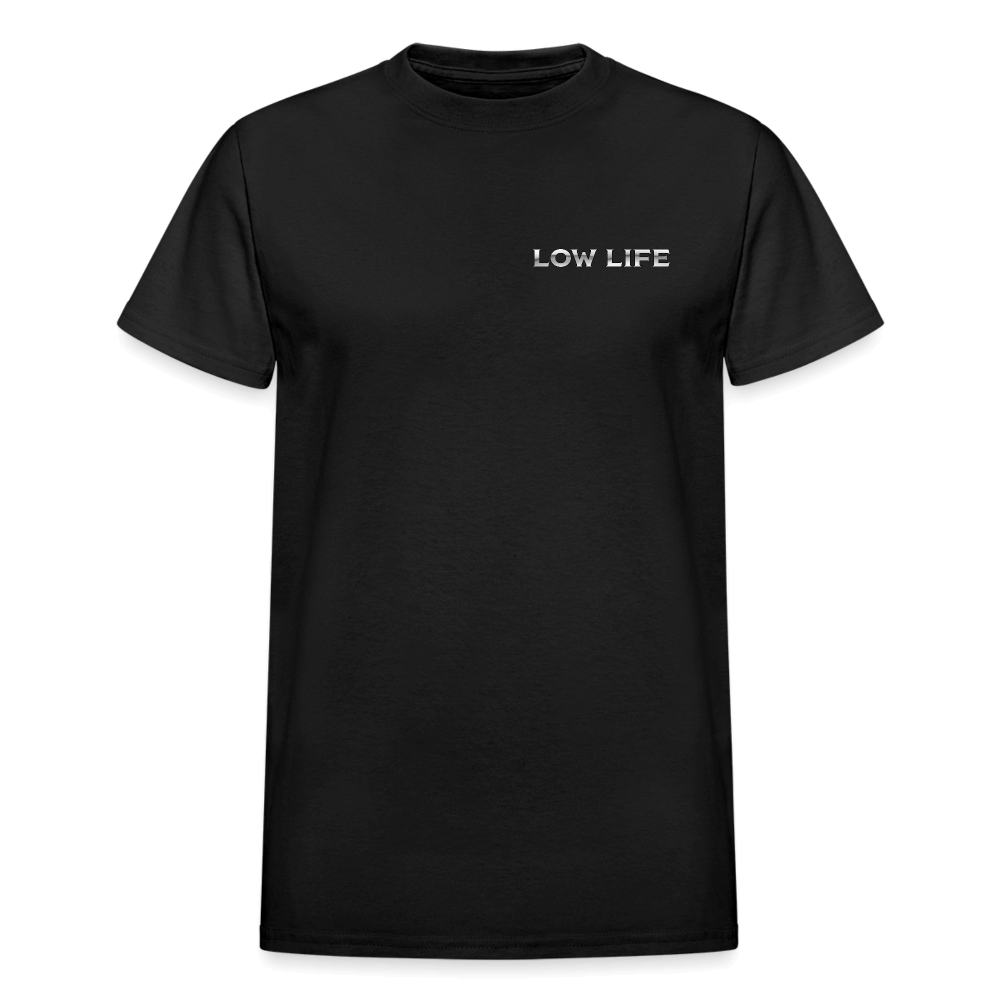 Low Life Cadillac Lowrider Back Print T-Shirt - black