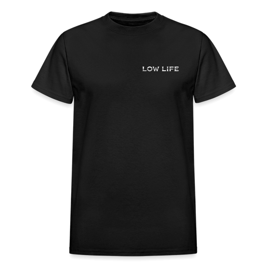Low Life Cadillac Lowrider Back Print T-Shirt - black